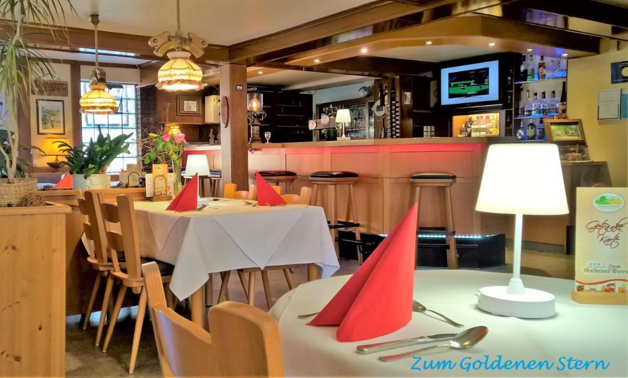 Hotel-Restaurant Zum Goldenen Stern Großalmerode Bagian luar foto