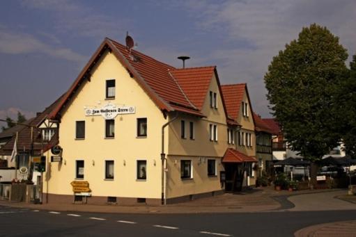 Hotel-Restaurant Zum Goldenen Stern Großalmerode Bagian luar foto