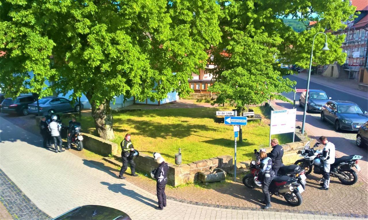 Hotel-Restaurant Zum Goldenen Stern Großalmerode Bagian luar foto